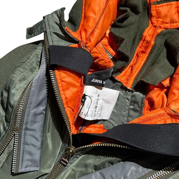 Transformable deconstructed bomber jacket/skirt/bag - Picture 2 of 4